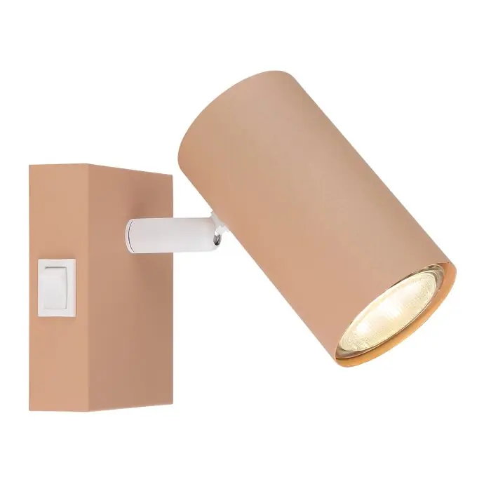 Alta Calidad Lámparas Globo Lighting Robby Plafones, Spot techo, Apliques, Spot de pared Rosa, 1 luz