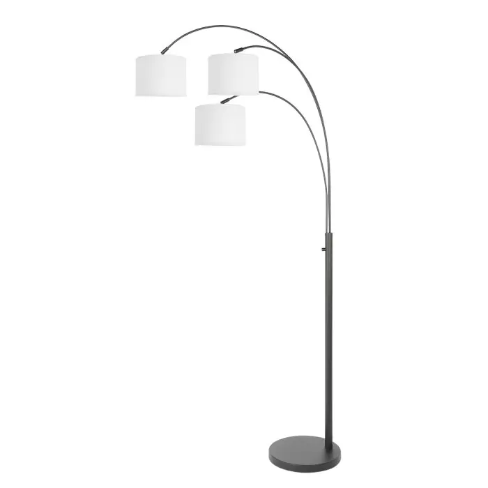Lámparas Steinhauer Light Lámpara de pie Negro, 3 luces Compra Ahora