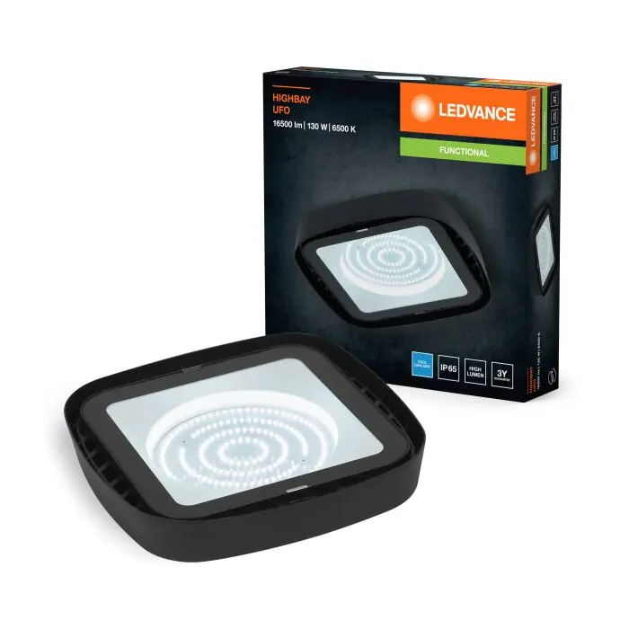 Alta Calidad Lámparas Ledvance HIGHBAY Plafones y apliques / Lámparas de techo y pared LED Negro, 1 luz