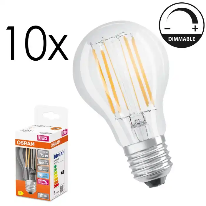 A Buen Precio E27 LED 7.5 Watt blanco neutro regulable 1055 Lumen