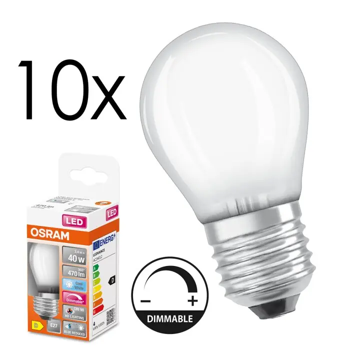 E27 LED 3.4 Watt blanco neutro regulable 470 Lumen Comprar En Línea