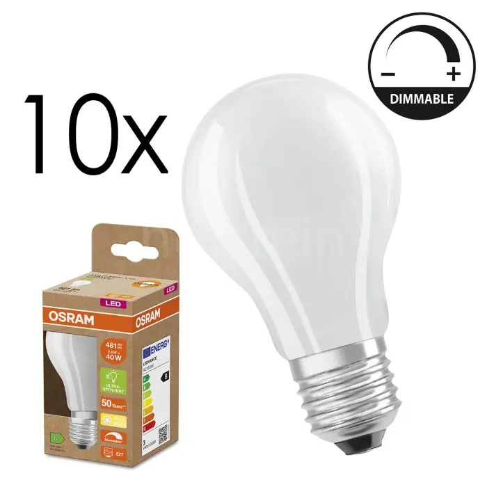 E27 LED 2.6 Watt regulable 481 Lumen Promoción