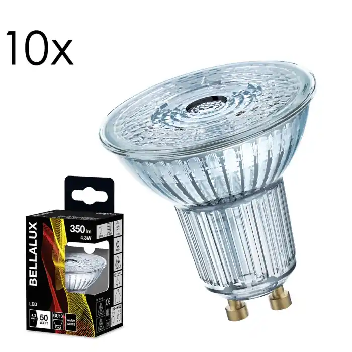 Popular Lámparas Ledvance GU10 LED 4.3 Watt blanco cálido 350 Lumen