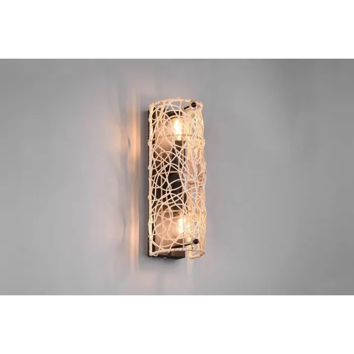 Bestseller Reality Lovis Aplique Negro, 2 luces