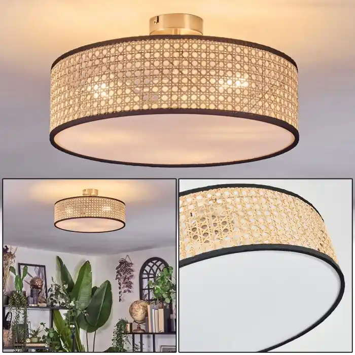 Foggia Plafones Níquel-mate, 3 luces Súper Precio