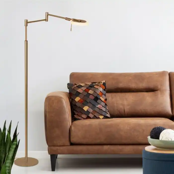Precio De Oferta Lámparas Steinhauer Turound Lámpara de pie LED Bronce, 1 luz