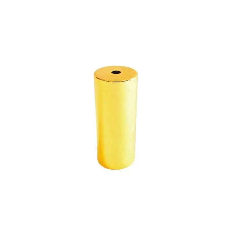 Precio De Oferta Tubo de metal dorada 120mm alto x 50mm diámetro