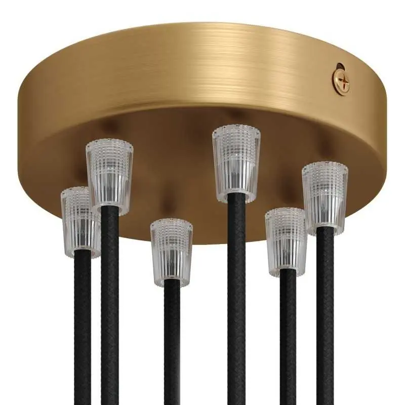 Compra Ahora Soporte metal latón 120mm diámetro y seis salidas