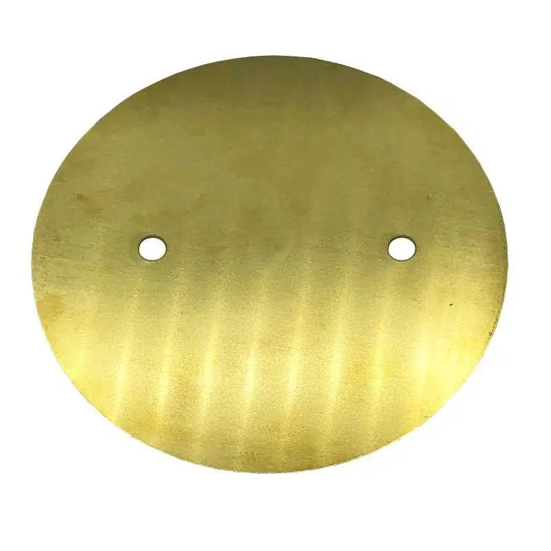Disco de latón 355mm diámetro x 1mm 2 taladros Descuento