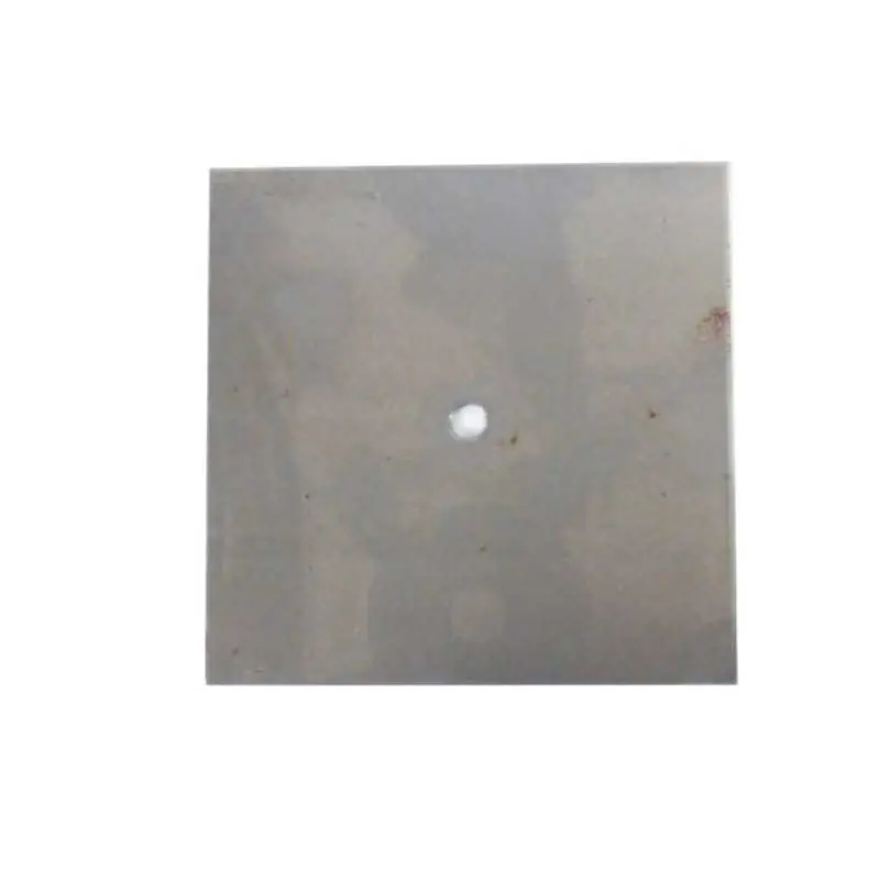 Plancha plana hierro orificio central rosca M10 y 2,5mm Últimas Unidades