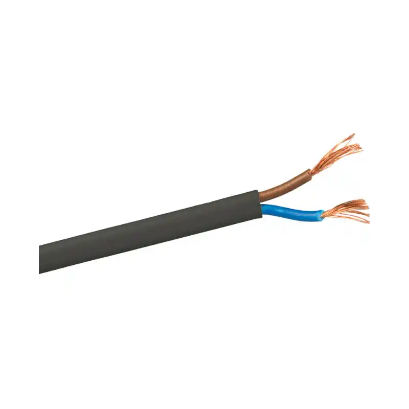 Oferta Limitada Cable manguera plano negro 2 x 0,75 mm2 PVC+PCV