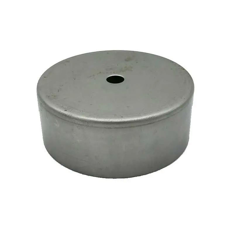 Tapa portaglobos alta de hierro bruto 88mm diámetro x 30mm Oferta Flash