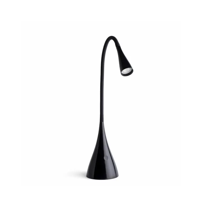 Rebajas Lámpara sobremesa aluminio LED integrado negro brillo LAFITTE
