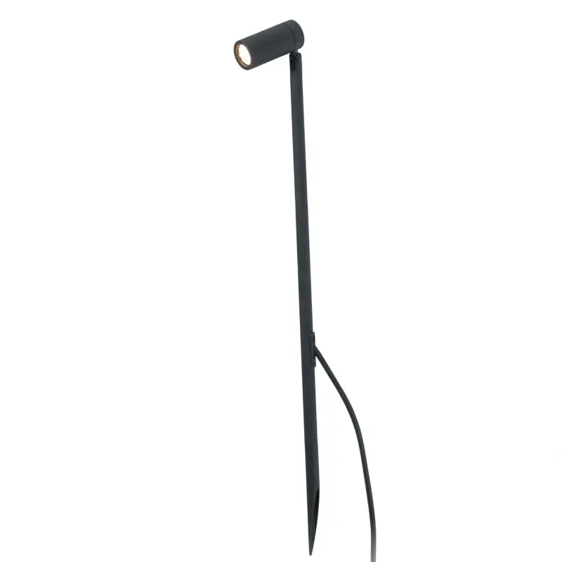 Solo Hoy Lámpara suelo aluminio LED integrado negro mate FRESNOY