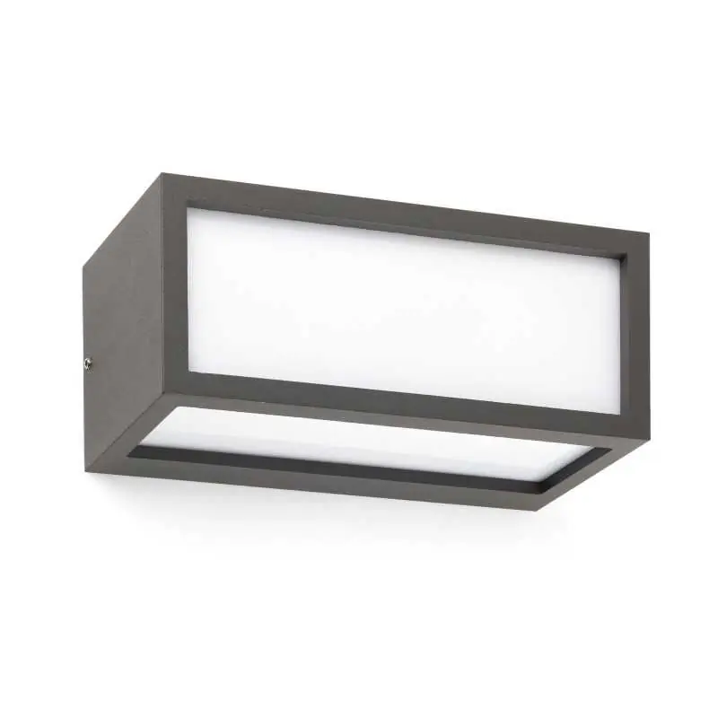 Lámpara pared aluminio E27 gris WILLEMS Barato