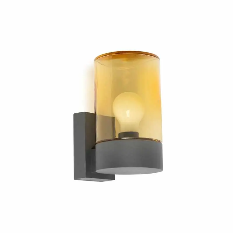 Precio De Oferta Lámpara pared aluminio E27 gris MUSIGNY
