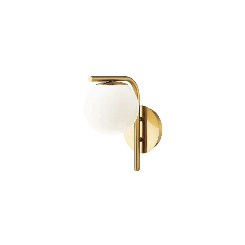 Solo Por Tiempo Limitado Aplique de pared NAVAT metal E27 LED color latón cepillado