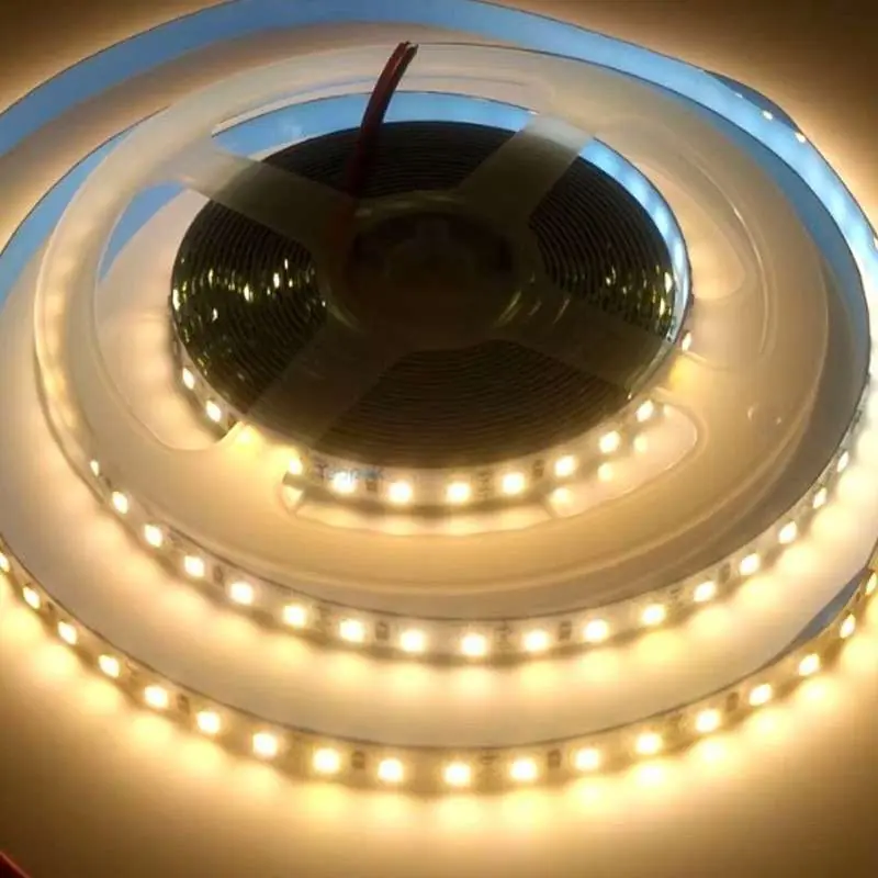 Barato Rollo 5 mts tira LED 24V abertura 120º varias potencias regulable IP65 exterior