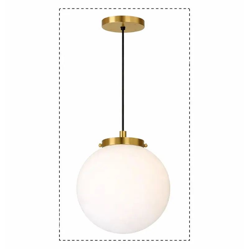 Alta Calidad KIT CORE- Lámpara colgante con globo de cristal con cuello