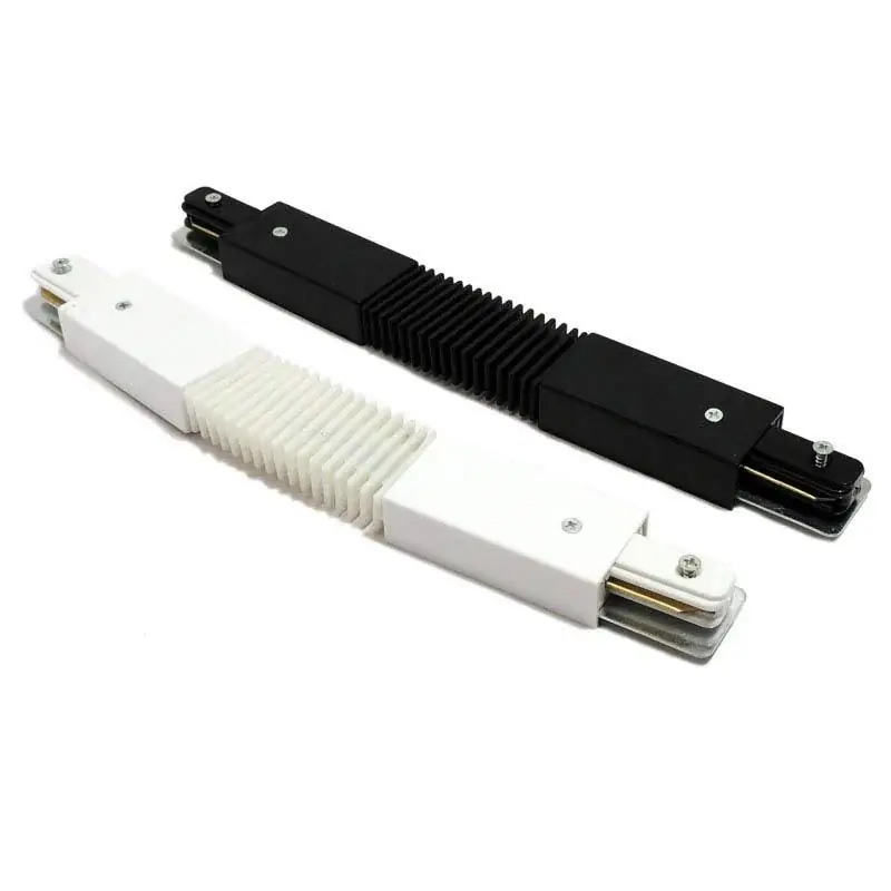 Unión flexible para carril monofásico de superficie Negro Precio De Oferta