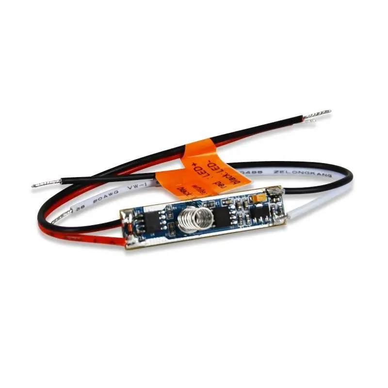 Mini controlador PWM monocolor 12-36V - Control por pulsación Última Versión