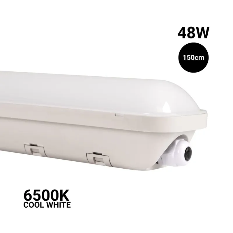 Pantalla estanca LED enlazable - 48W - 150cm - 6500K Precio Bajo