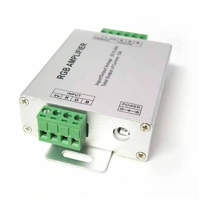 Amplificador de señal / Repetidor RGB 12-24V - 12 Amperios Solo Por Tiempo Limitado