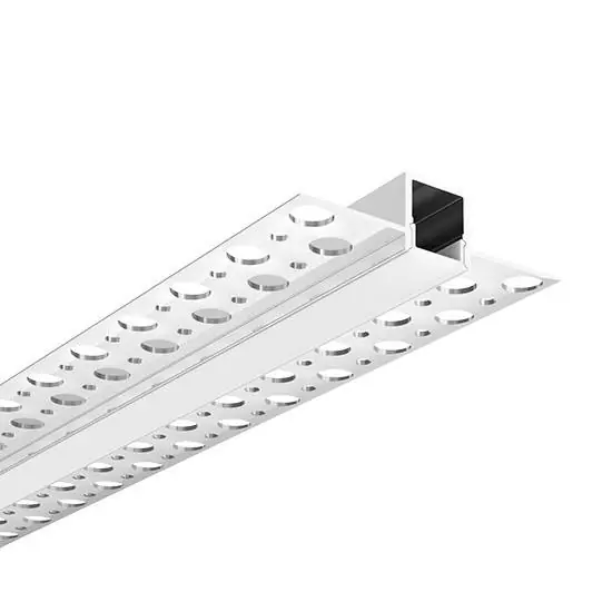 Perfil tira LED integración / trimless - 13x14mm - Con difusor - 2 metros Oferta