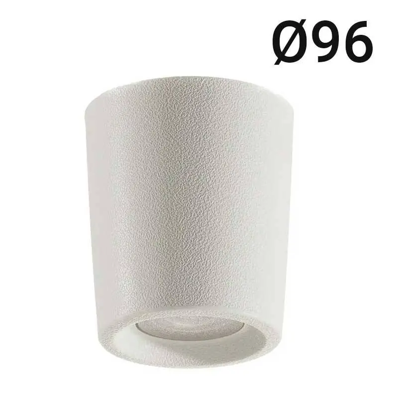 Aplique de techo "LIVIA 90" FUMAGALLI - GU10 - 6W - IP55 Negro Oferta Limitada