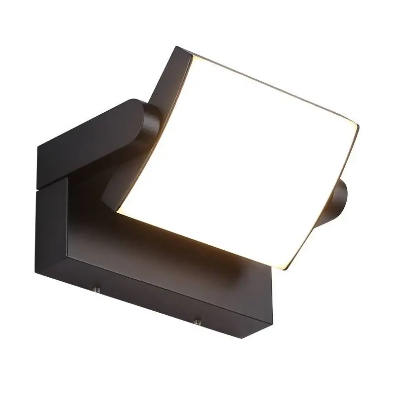 Aplique exterior de pared LED orientable "LUMI" 13W IP54 Negro Stock Limitado
