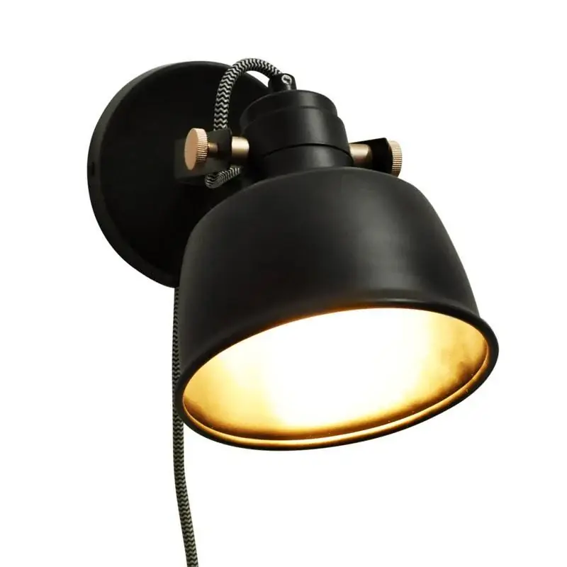Aplique de pared interior "KUKKA" con interruptor y enchufe Blanco Compra Ahora