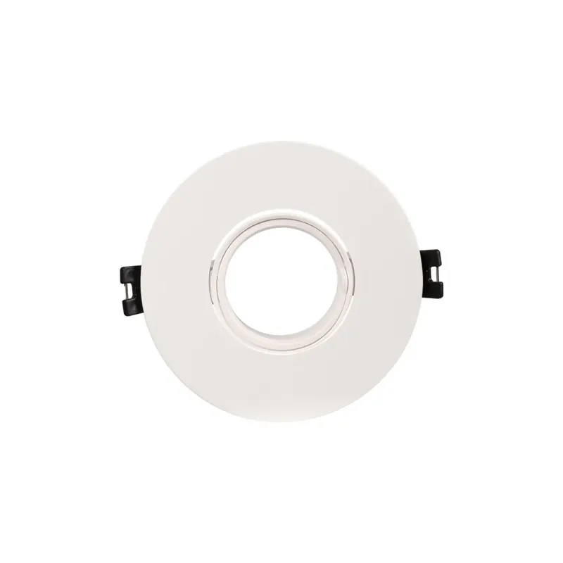 Aro downlight circular basculante para bombilla GU10 / MR16 - Corte Ø75 mm Blanco Oferta Especial