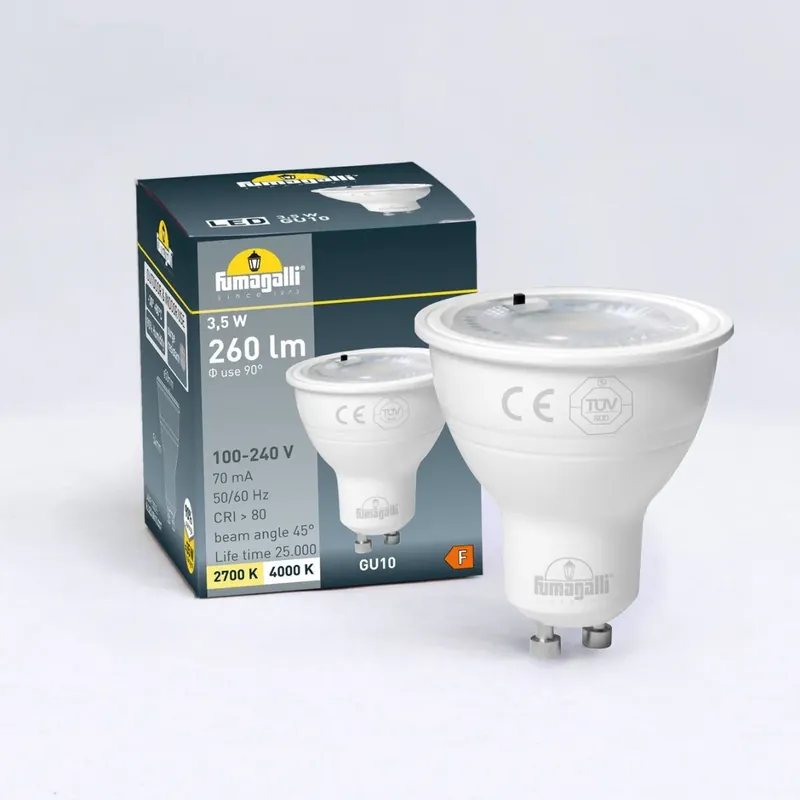 Bombilla GU10 LED - 3,5W - CCT - Fumagalli Envío Inmediato