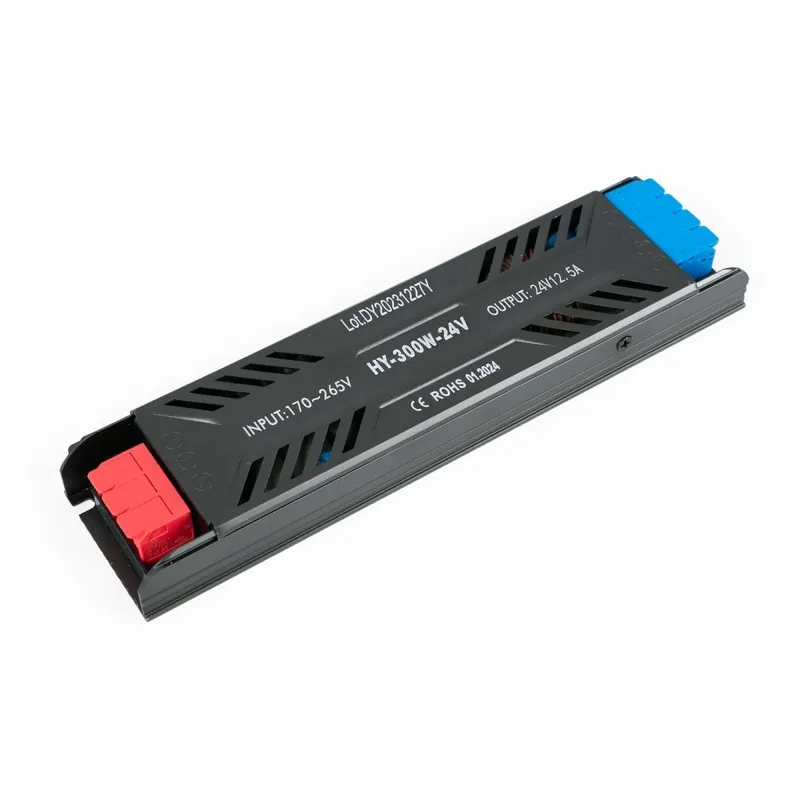 Venta Final Fuente de alimentación Slim 300W 24V - 12.5A - Regleta conexión rápida - IP20