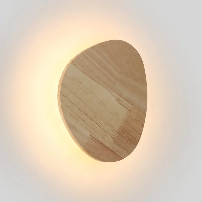 Precio De Oferta Aplique de pared madera "Eclipse 3" 8W - Luz cálida
