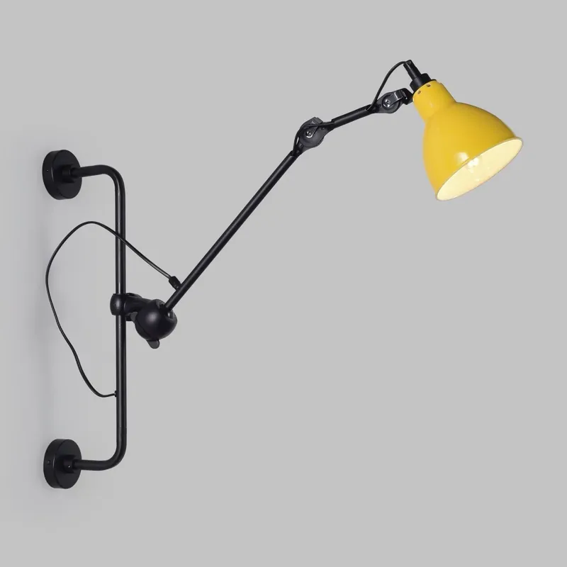 Aplique de pared articulado "RUBY 210" - E27 Negro Gran Oferta
