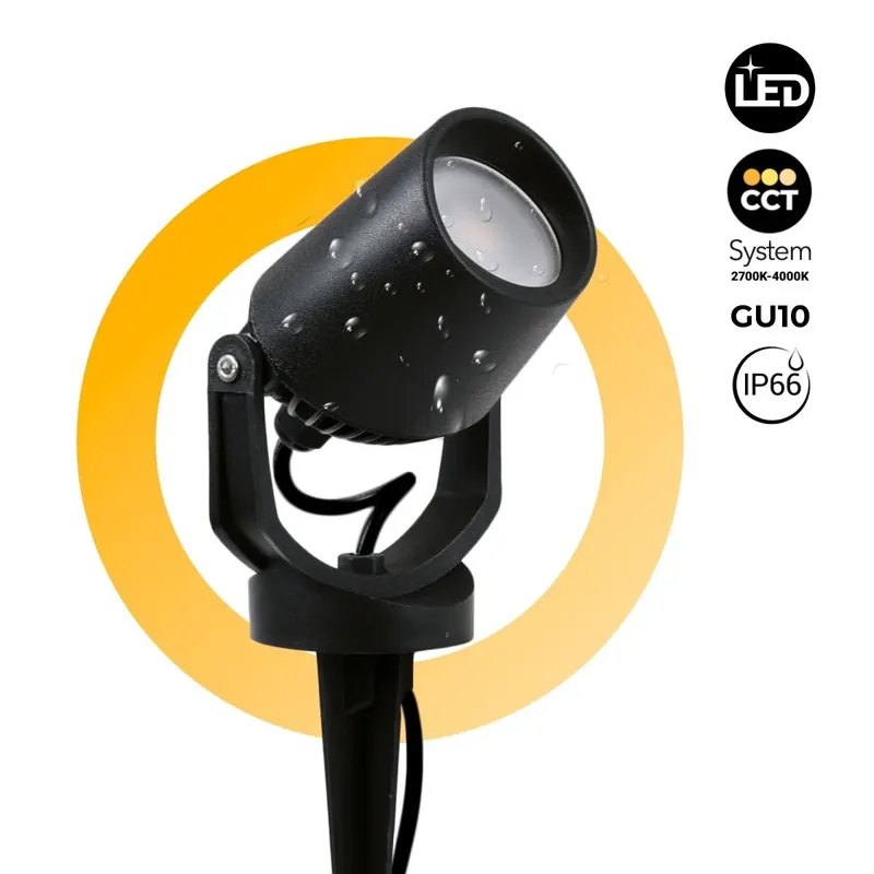 Estaca LED de jardín FUMAGALLI "MINITOMMY SPIKE" - GU10 - CCT - IP66 Solo Hoy