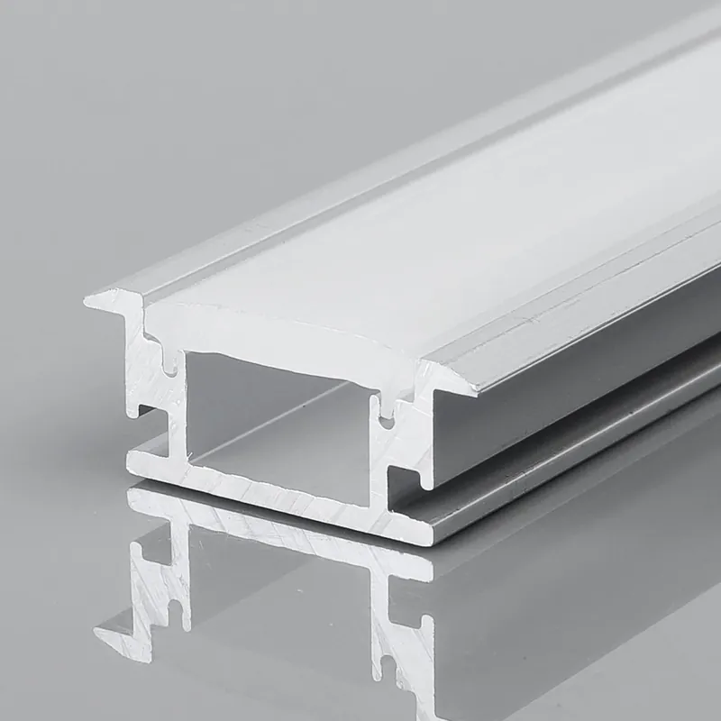 Perfil tira LED empotrable con difusor - 27x10,65mm - Tira LED 12mm - 2 metros - 1,05mm Precio De Oferta