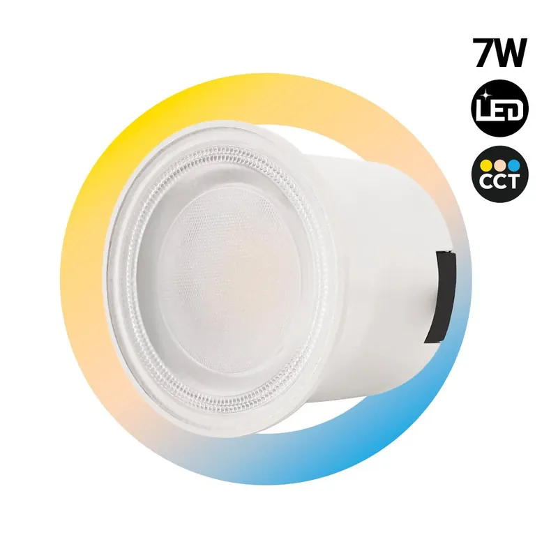 Más Vendido Módulo LED CCT para aro downlight MR16 - 7W - 650lm - CRI 80