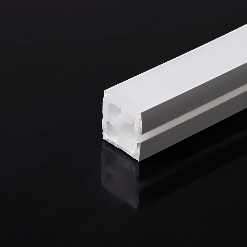Funda de silicona flexible blanca - Tira LED a neón - 16x16 mm - Curvatura horizontal - Superficie Ocasión Especial