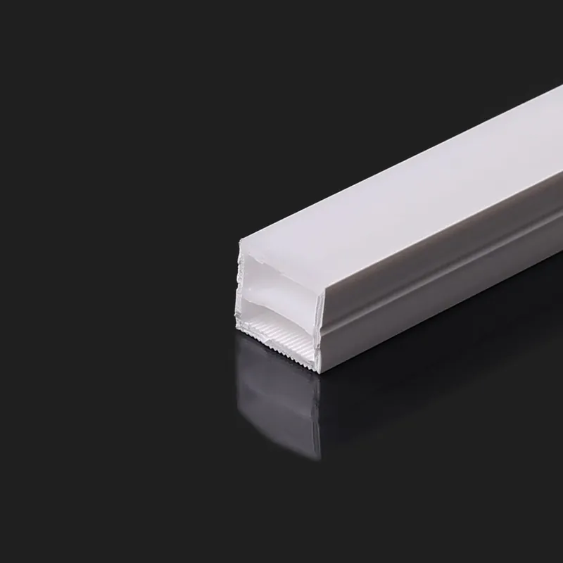 Bestseller Funda de silicona flexible blanca - Tira LED a neón - 10x12 mm - Superficie