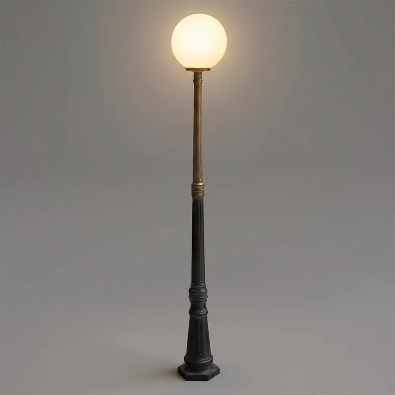 Stock Limitado Farola exterior globo "CERES" - E27 - 2,10 m - IP44