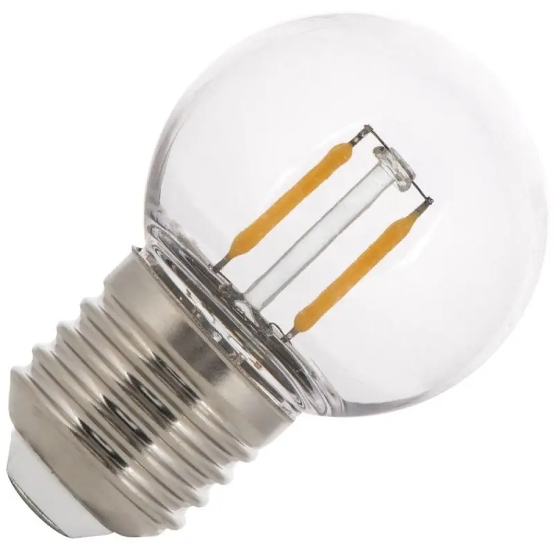 Alta Calidad Bailey | Lámpara Bola LED Plástico | Casquillo grande E27 | 2W (sustituye 20W)