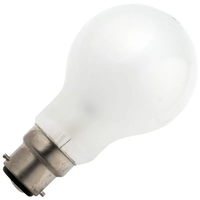 Bombilla | Bayoneta B22d | Lámpara estándar | Mate | 60mm | 40W | 12V Disponible Ahora