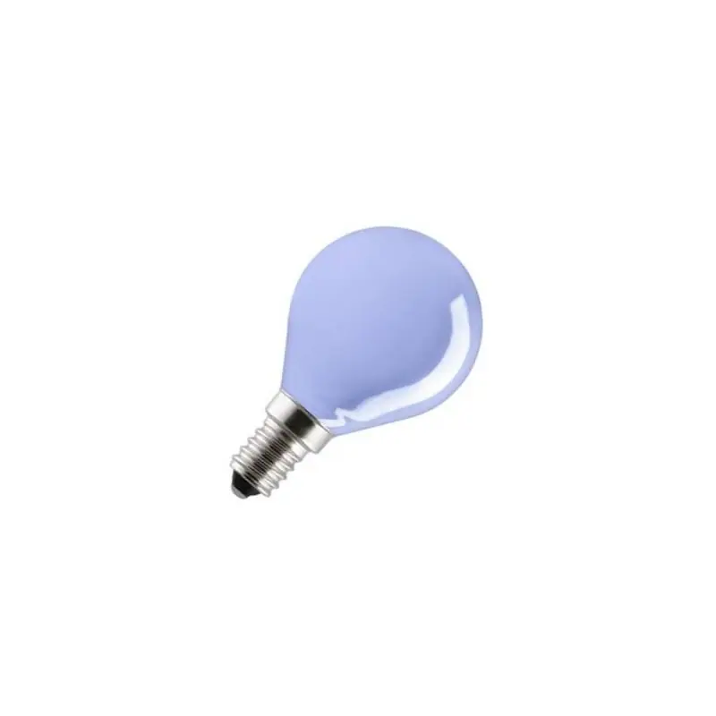 Bombilla | Pequeña casquillo E14 | Lámpara Bola | Azul | 45mm | 25W Última Oportunidad