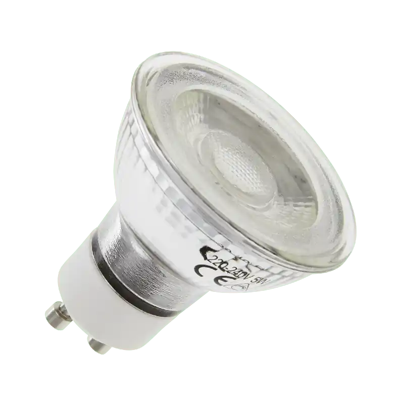 Lighto | Bombilla LED GU10 Spot Transparente 50mm 5W Precio De Fábrica