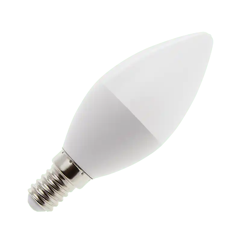 Descuento Lighto | Lámpara LED | Pequeña casquillo E14 | Lámpara vela | Transparente | 35mm | 3W