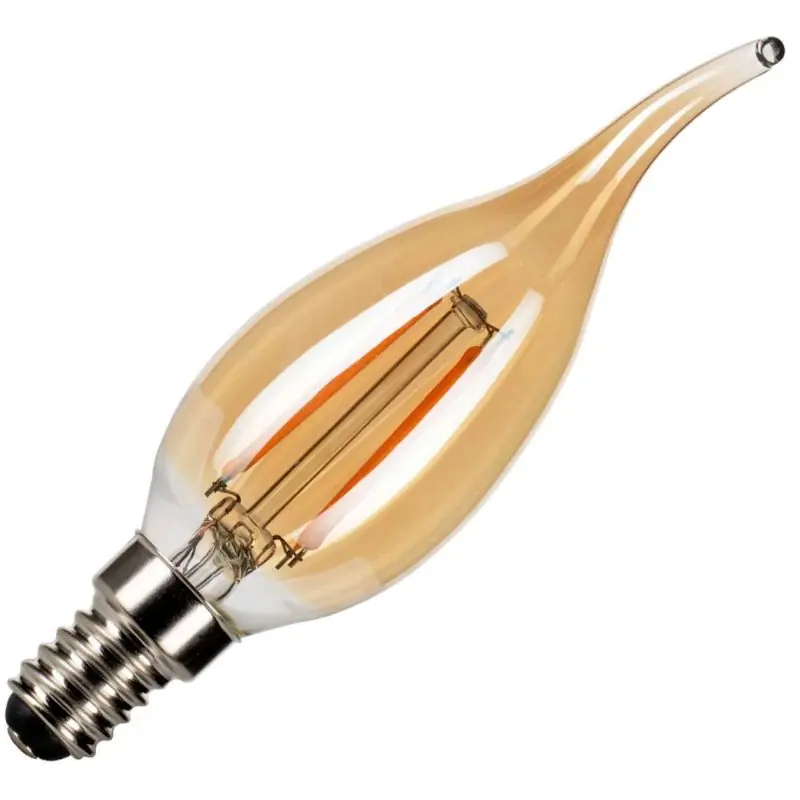 Bailey | Bombilla LED tipo vela con punta | Pequeña casquillo E14 | 4W Regulable Precio De Oferta