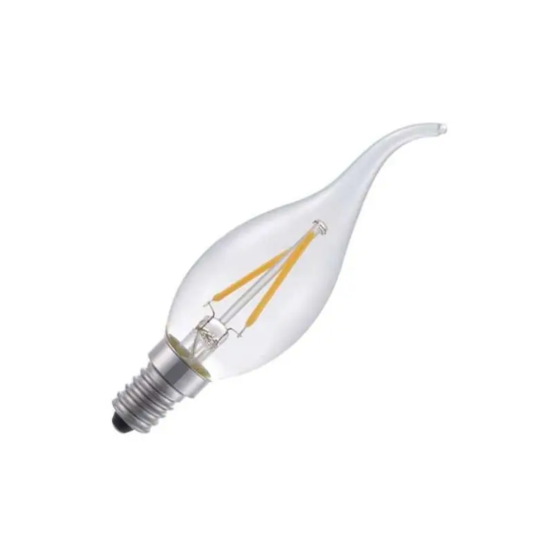 Económico SPL | Bombilla LED tipo vela con punta | Pequeña casquillo E14 | 1.5W Regulable