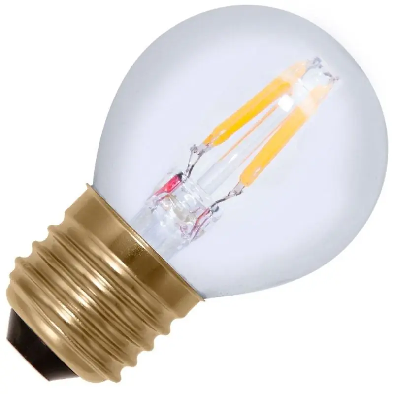 Última Versión Segula | Lámpara LED de bola | Casquillo grande E27 Regulable | 2,5W (sustituye a 18W)